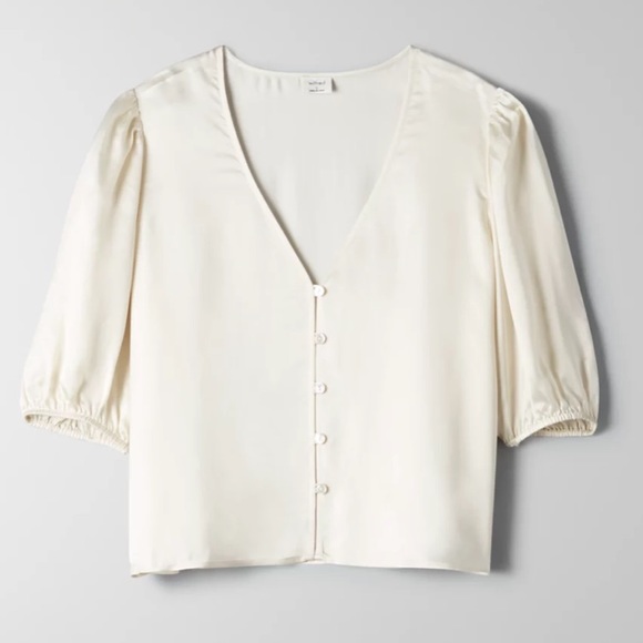 Aritzia Tops - Wilfred Bria Blouse in Blush - L